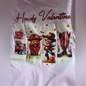 NEW Howdy Valentine T-Shirt - Pink